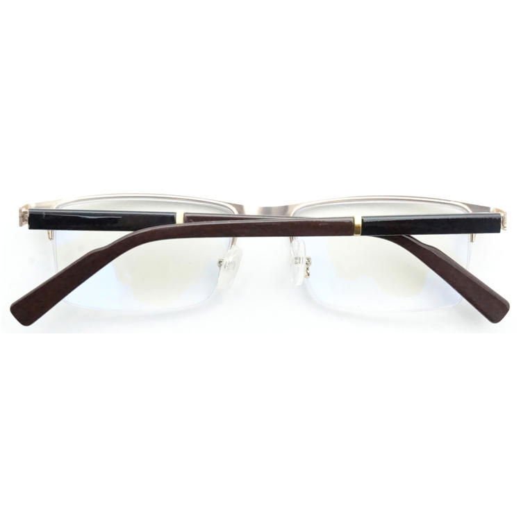 Dachuan Optical DRM368035 China Supplier Browline Metal Reading Glasses With Plastic Legs (11)